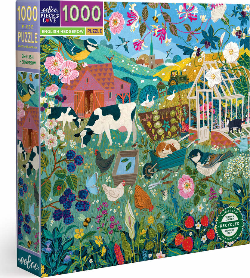 English Hedgerow (1000 piece square puzzles)