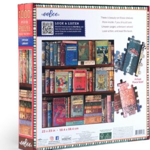 Vintage Library (1000 piece square puzzles)
