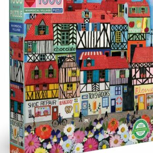 Whimsical Village 1000 Piece Puzzle