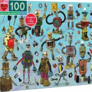 Upcycled Robots 100 Piece Puzzle