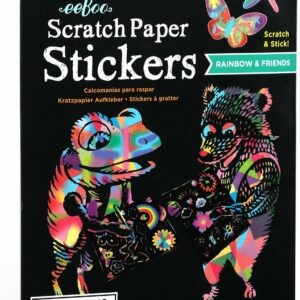 Rainbows And Friends Scratch Paper Stickers