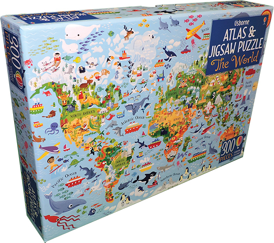 World, The - Atlas & Jigsaw Puzzle