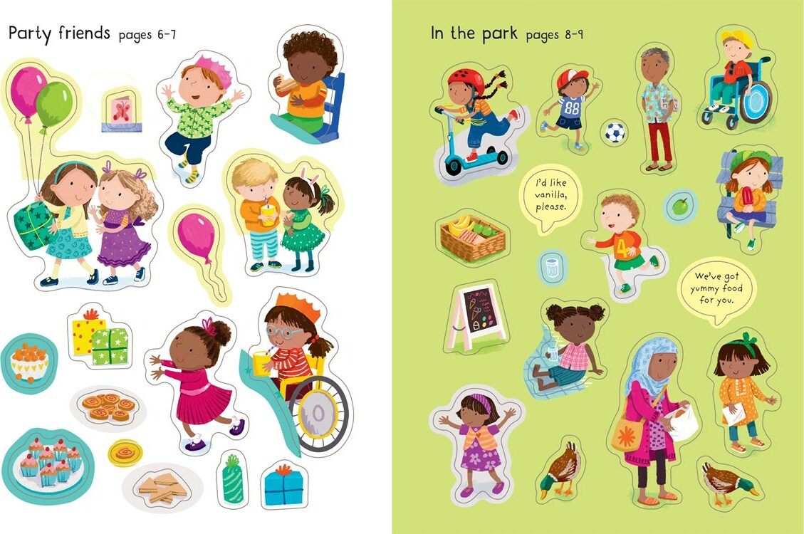 First Sticker Book, My Friends