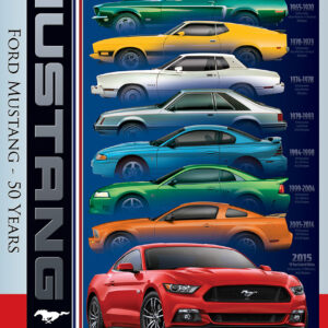 Ford Mustang 50 Years 1000-piece Puzzle