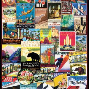 Travel USA Vintage Posters 1000-piece Puzzle