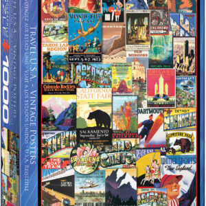 Travel USA Vintage Posters 1000-piece Puzzle
