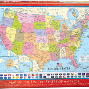 Map Of The Usa 1000-piece Puzzle