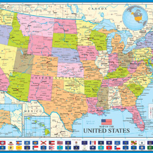 Map Of The Usa 1000-piece Puzzle