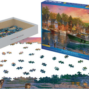 Harbor Sunset by Dominic Davison 1000-Piece Puzzle