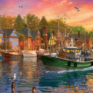 Harbor Sunset by Dominic Davison 1000-Piece Puzzle