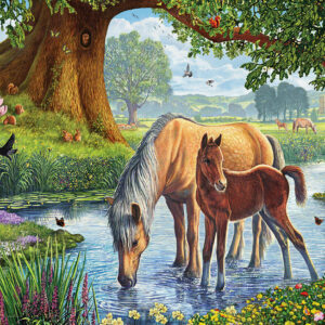 The Fell Ponies by Steve Crisp 1000-Piece Puzzle