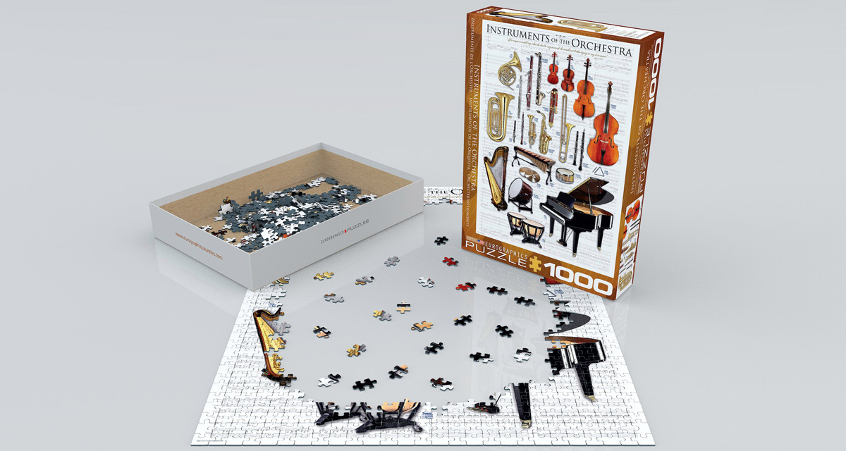 Instruments of the Orchestra 1000-Piece Puzzle