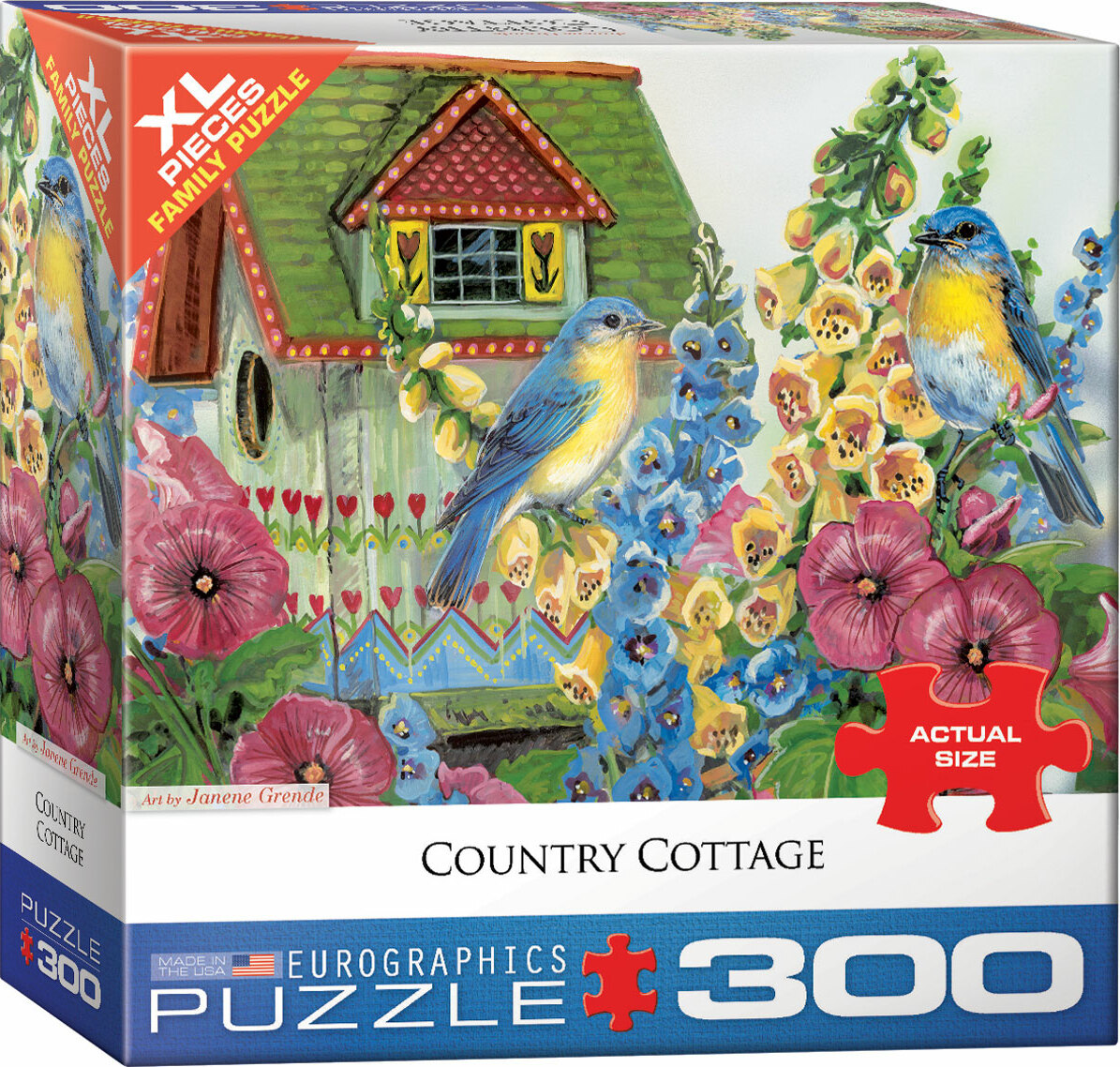 Country Cottage by Janene Grende 300-Piece Puzzle