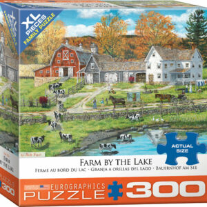 Farm by the Lake by Bob Fair 300-Piece Puzzle