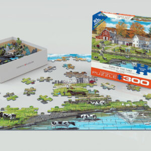 Farm by the Lake by Bob Fair 300-Piece Puzzle