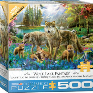 Wolf Lake Fantasy by Jan Patrik 500-Piece Puzzle