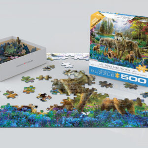 Wolf Lake Fantasy by Jan Patrik 500-Piece Puzzle