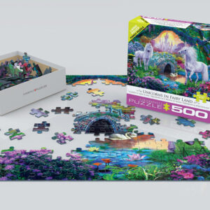 Unicorns in Fairy Land by Jan Patrik 500-Piece Puzzle