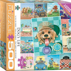 Dog's Life by Gary Patterson 500-Piece Puzzle