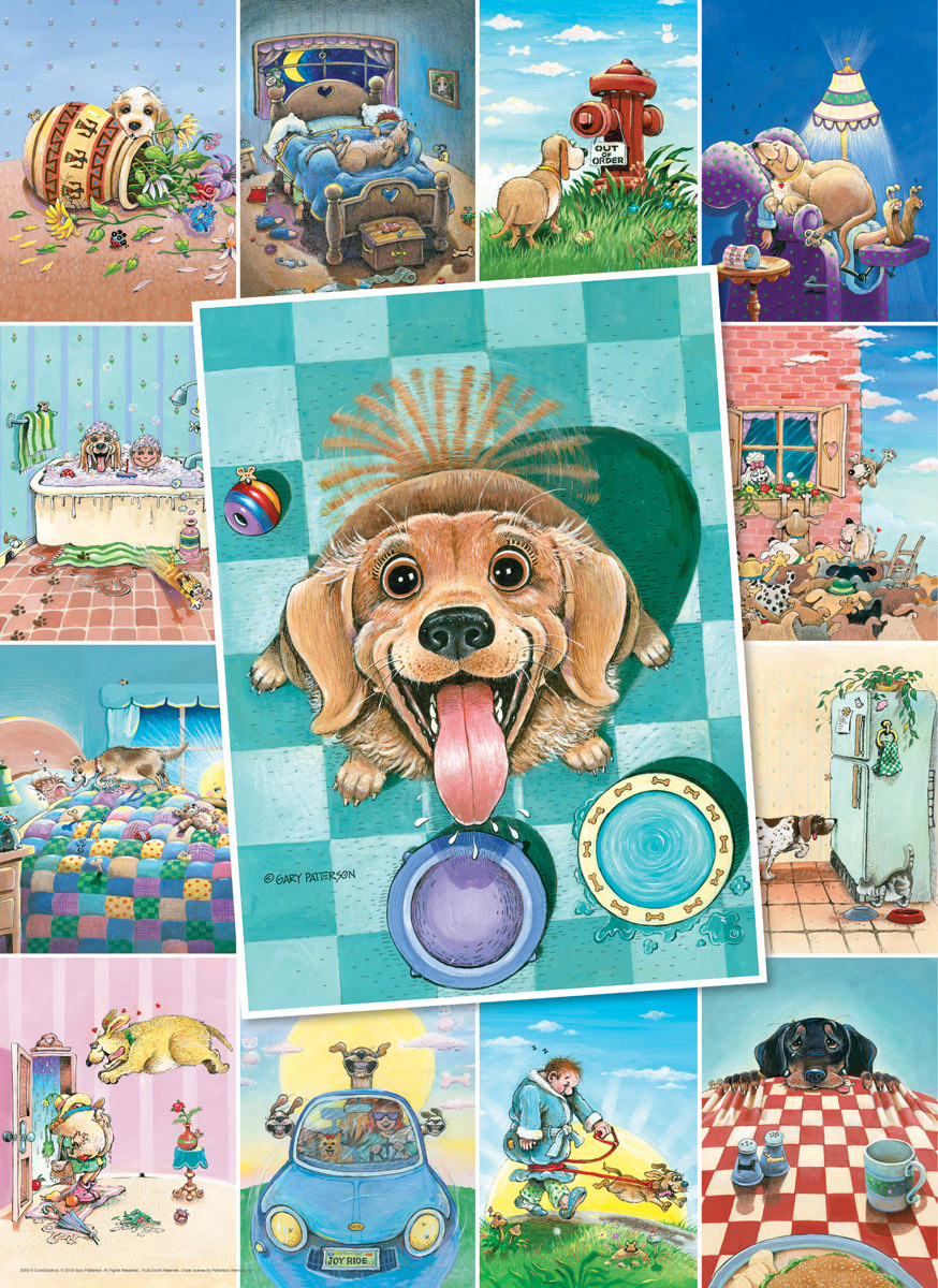 Dog's Life by Gary Patterson 500-Piece Puzzle
