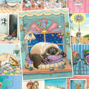 Cat's Life by Gary Patterson 500-Piece Puzzle