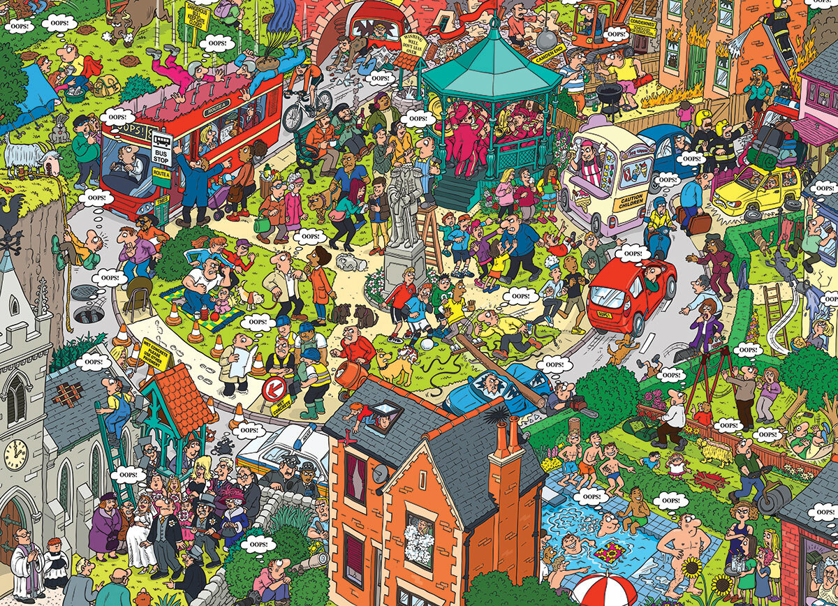 What Could go Wrong? by Martin Berry 500-Piece Puzzle