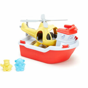 Rescue Boat with Helicopter