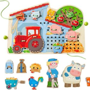 Farm Threading and Lacing Game