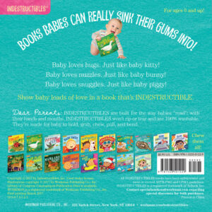 Indestructibles: Love You, Baby: Chew Proof · Rip Proof · Nontoxic · 100% Washable (Book for Babies, Newborn Books, Safe to Chew)