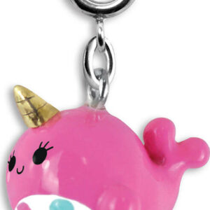 Pink Narwhal Charm