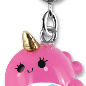 Pink Narwhal Charm