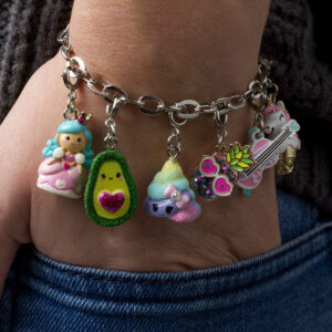 Glitter Pineapple Charm