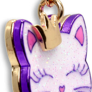 Gold Princess Kitty Charm