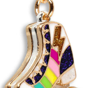 Gold Rollerskate Charm