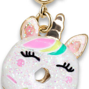 Gold Unicorn Donut Charm