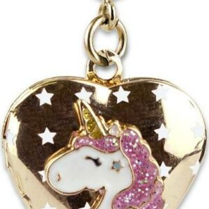 Gold Unicorn Locket Charm