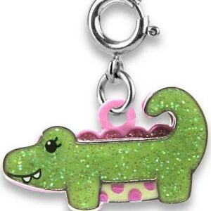 Glitter Alligator Charm