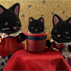 Midnight Cat Family (4 Member)