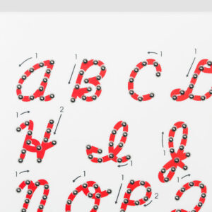 Cursive Upper Case Magnatab