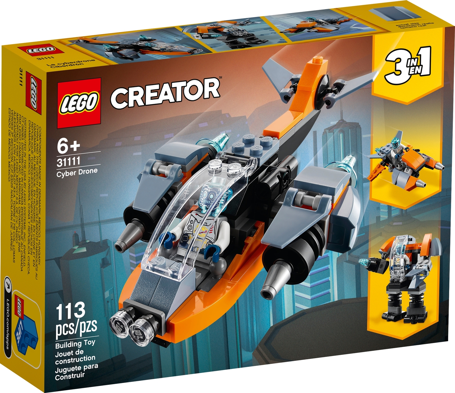 LEGO® Creator 3-in-1: Cyber Drone