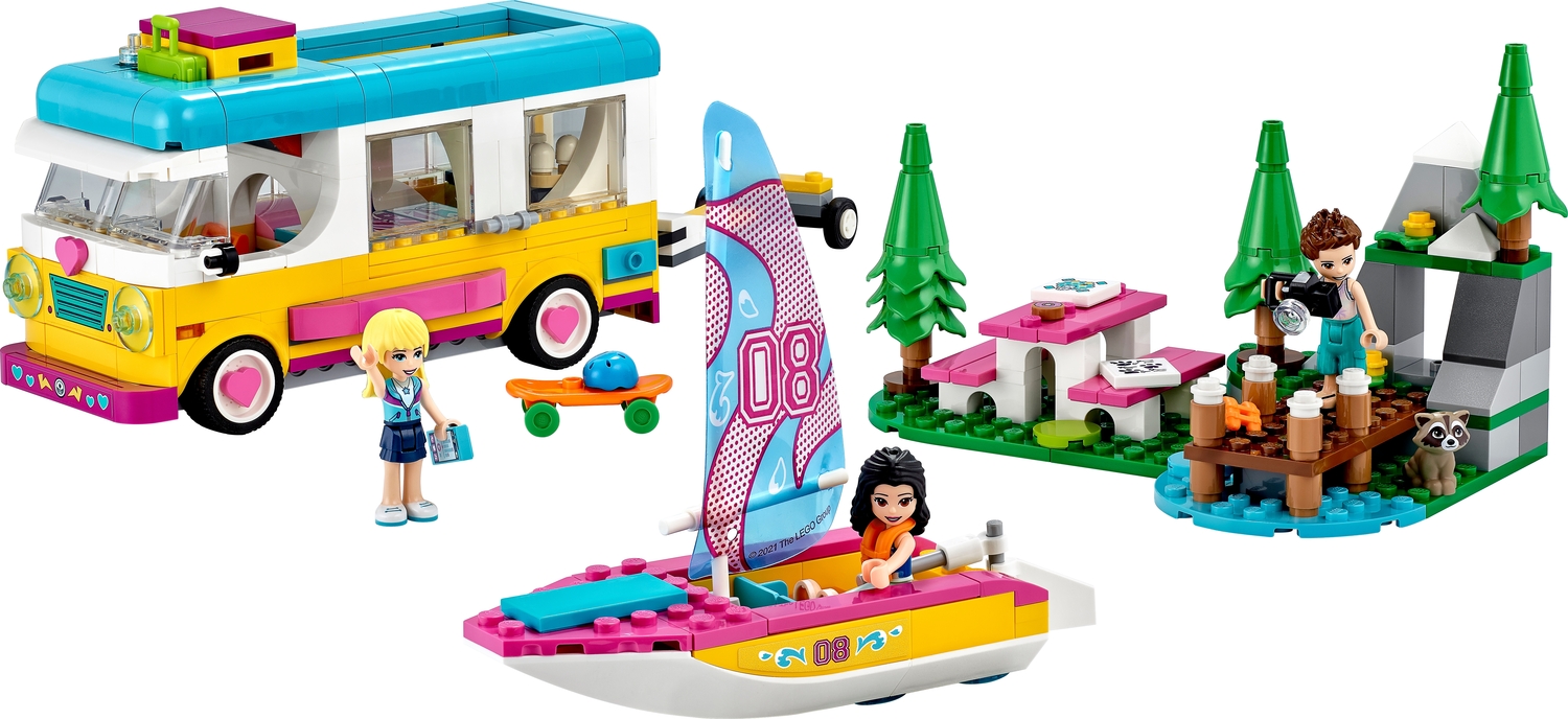 LEGO® Friends: Forest Camper Van and Sailboat
