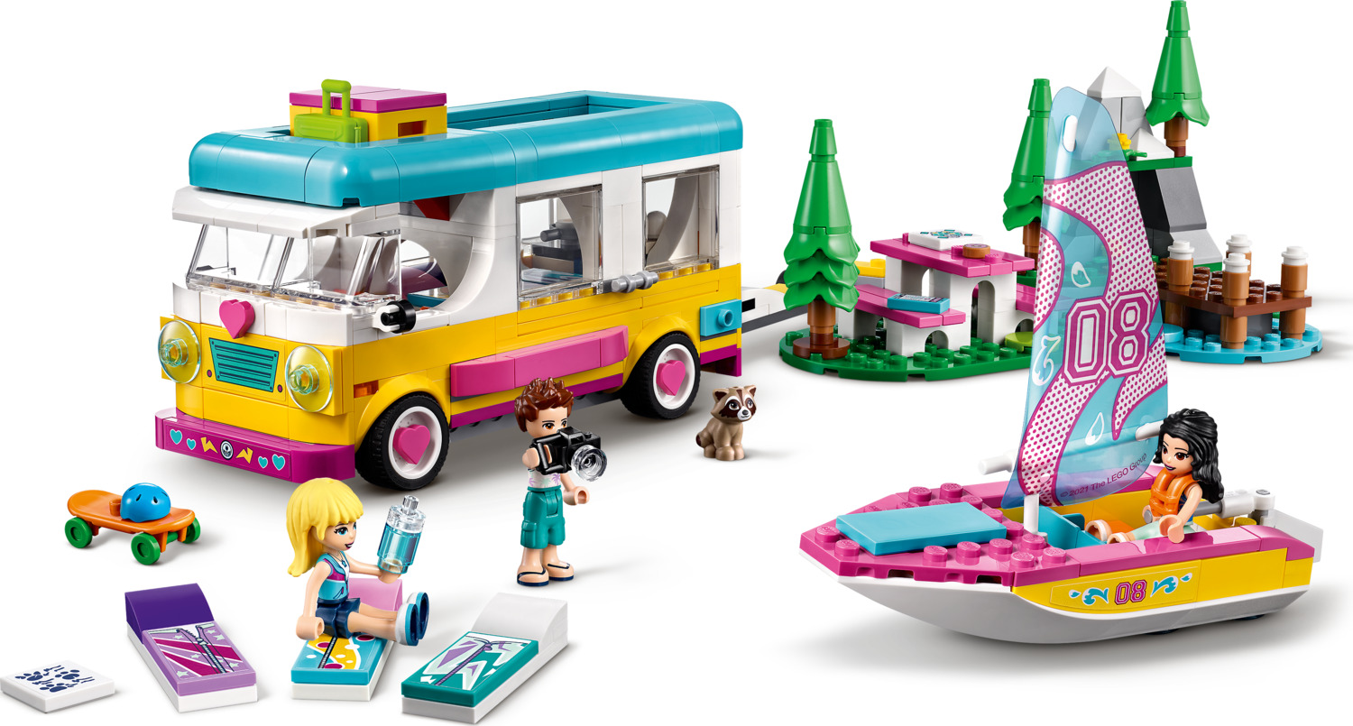 LEGO® Friends: Forest Camper Van and Sailboat
