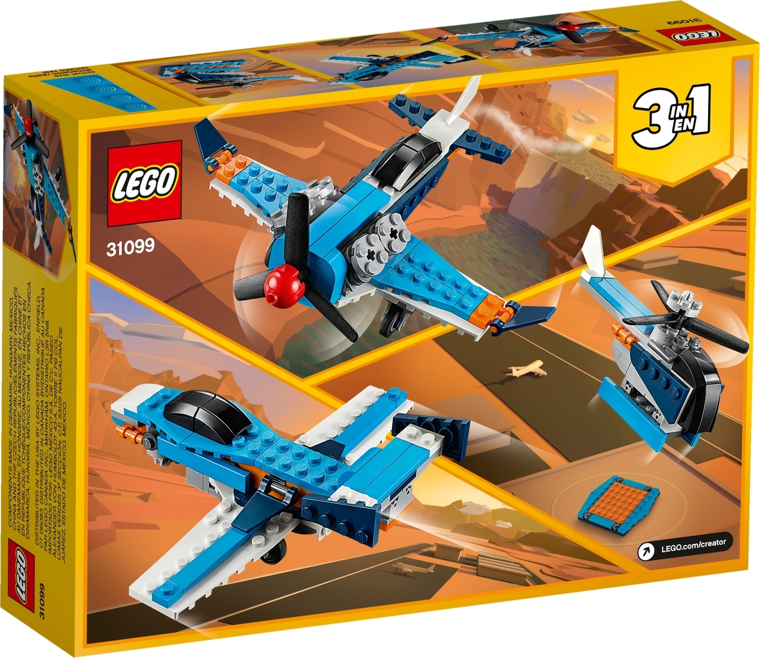 LEGO® 31099 Propeller Plane Creator