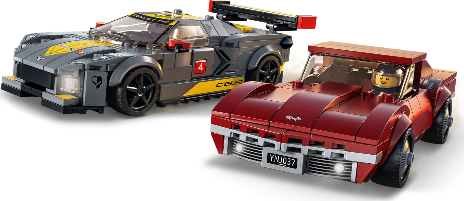 LEGO® Speed Champions: Chevrolet Corvette C8.R Race Car and 1968 Chevrolet Corvette