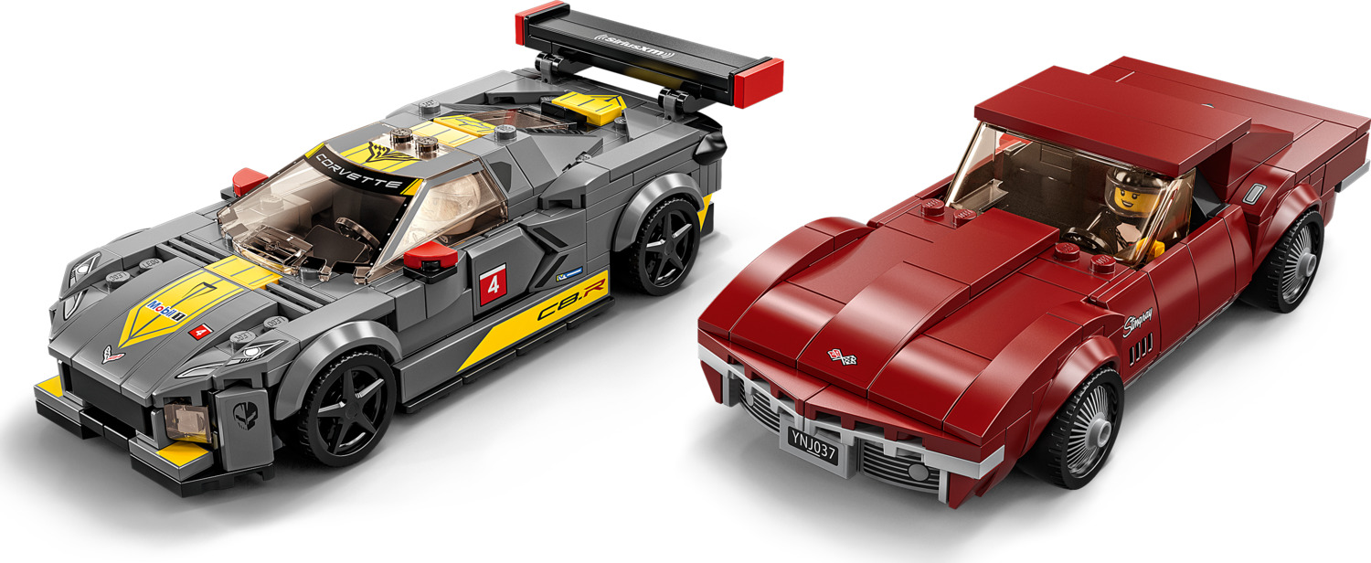 LEGO® Speed Champions: Chevrolet Corvette C8.R Race Car and 1968 Chevrolet Corvette
