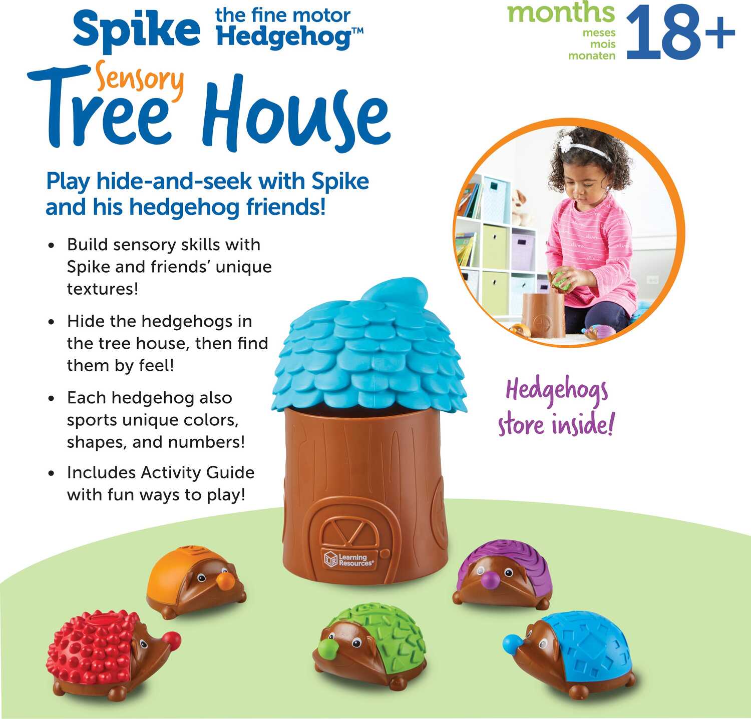 Spike the Fine Motor Hedgehog® Sensory Tree House