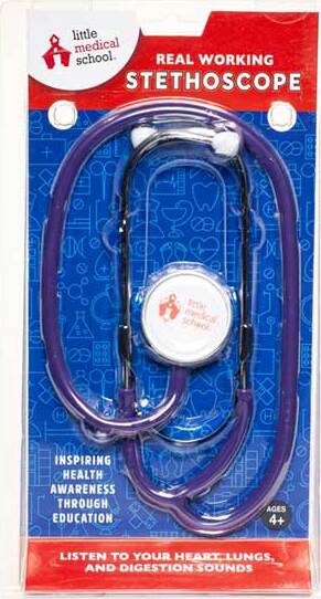 Purple Real Working Stethoscope