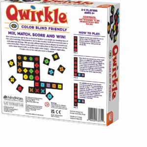 QwirkleTM: Color Blind Friendly Family Game