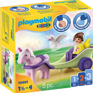 Unicorn Carriage With Fairy
