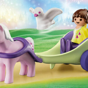 Unicorn Carriage With Fairy